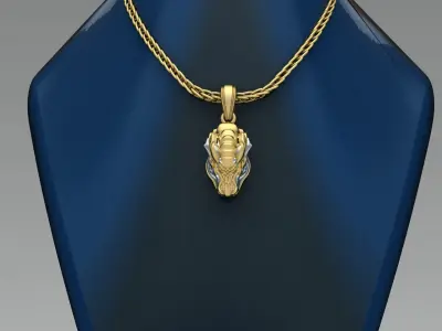 baby toothless Pendant 3D print model 3D print model