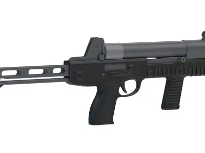 CF 05 Submachine gun Low Poly PBR Realistic Low-poly 3D model