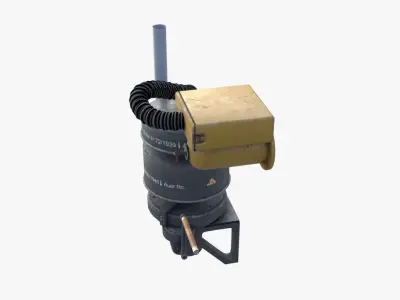 Bunker Air-Filter WWII Low-poly 3D model