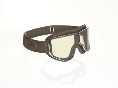 Pilot Goggles Low-poly 3D model