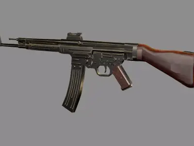 STG 44 Sturmgewehr stg44 Low-poly 3D Model Low-poly 3D model