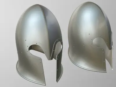 Barbuta helmet - Solidworks 3D model