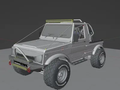 gypsy modified Low-poly 3D model