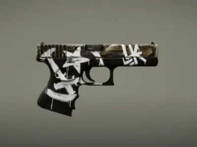 PACKE WEAPONS PISTOL with Skin  Low-poly 3D model