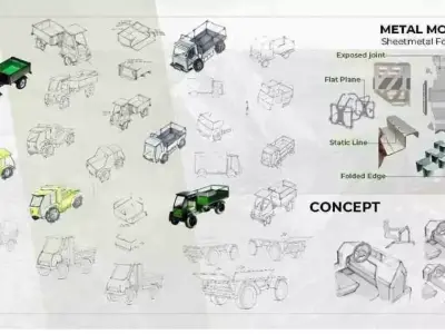 Agriculture Mobility for Highland Crops Electric Truck 3D model