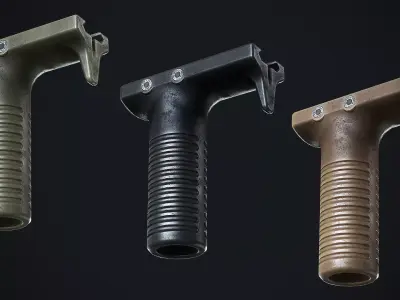 KWA Front Grip  Low-poly 3D model