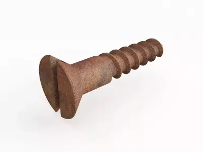 Screw 128 3D model