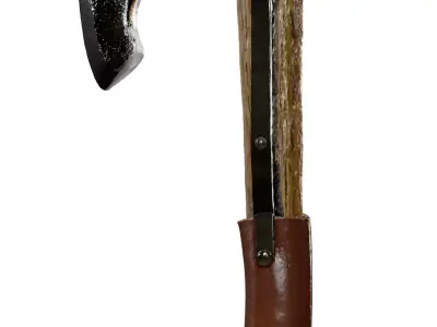 Antique Viking ax 3D model