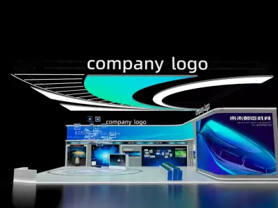 Booth design 3D model order