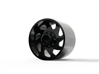 REAR SPECIALITY FORGED D007 WHEEL 3D MODEL 3D model