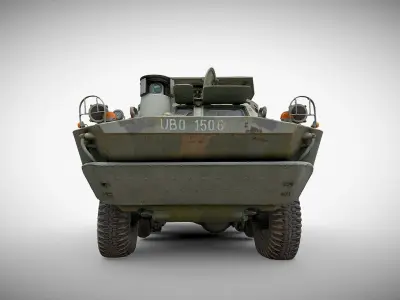 Tank destroyer BRDM-2 9P133 3D model