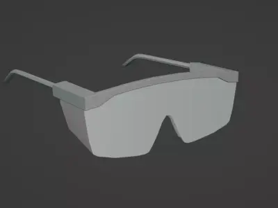 Safety glass 3D model