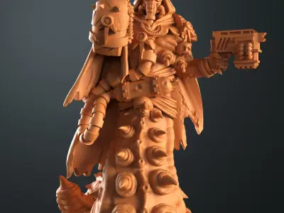 Traitor commander 2 miniatures 3D print model