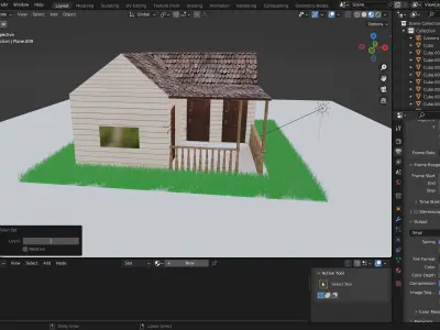 house Free low-poly 3D model