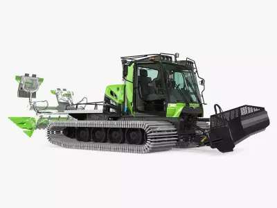 Snowcat Generic Rigged 3D model