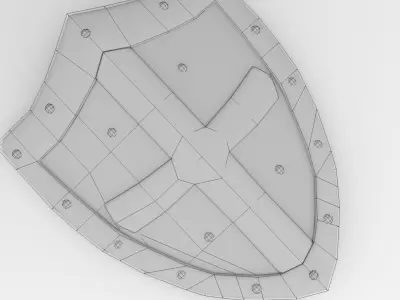 Knights Shield 3D model