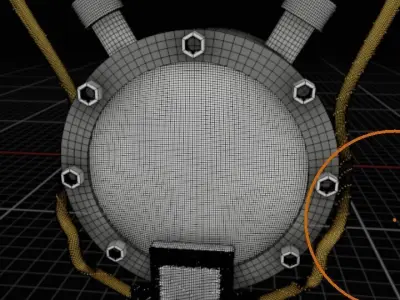 Energy core Free low-poly 3D model