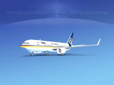 Boeing 767-300 TACA 3D model