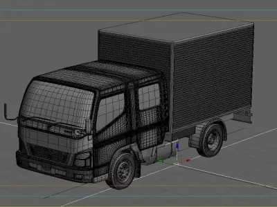 Mitsubishi Fuso   Crew Cab   3D model