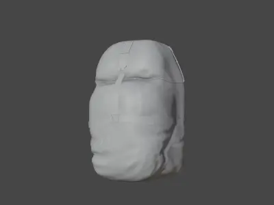 Army  backpack 3D model