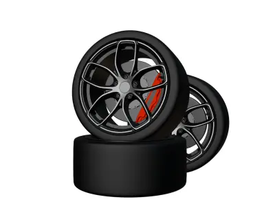 Maclaren tire High Performance 3D model