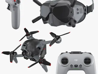 DJI FPV Combo 3D model