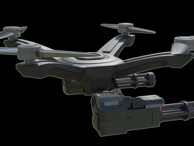 War Drone I Designed 3D model