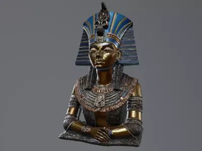 Pharaoh statue 3D model