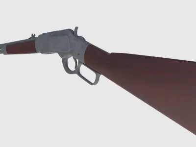 Winchester Rifle -- Game Ready Low-poly 3D model