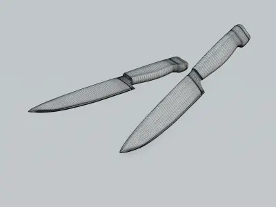 Vegetable Cutting Knife 3D model