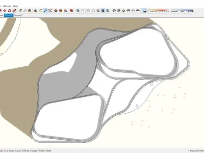 Sketchup Residential Complex 155 3D model