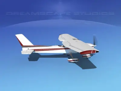Cessna C152 Aerobat V05 3D model