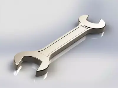 Wrench 3D model 2