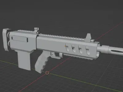 Stoutrifle Bullpup 3D model
