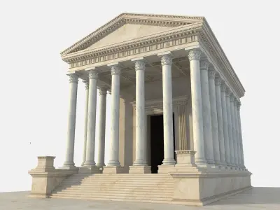 Ancient Temple 3D model get