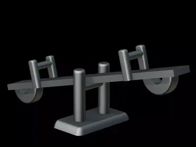 Teeter Totter 3D print model