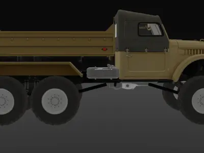jeep 3d model for unity  Low-poly 3D model