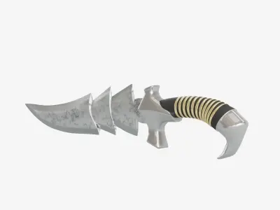Stylized Medieval Sword Low-poly 3D model