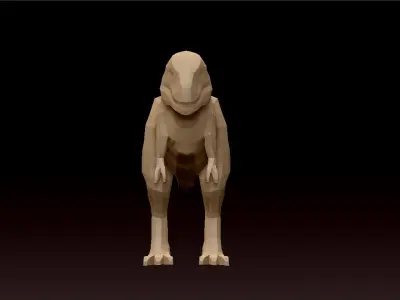 t rex basic mesh 3D model