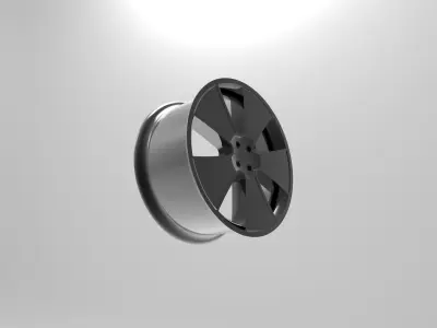 Rims Renault Clio Low-poly 3D model