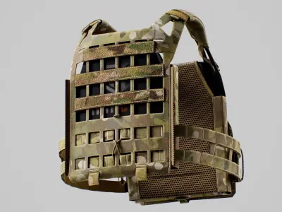 Crye Precision AirLite SPC V1 Low-poly 3D model