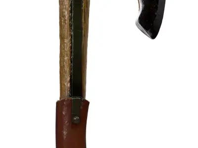 Antique Viking ax 3D model