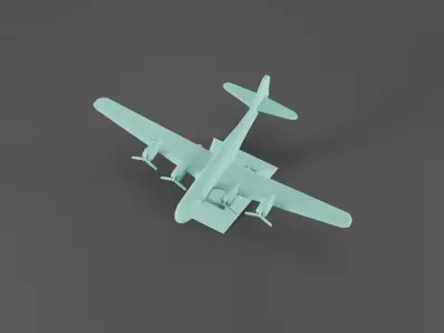 B-29 Superfortress Plane 3D print model