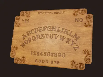 Spirit Ouija Board - PBR Game Ready  Low-poly 3D model