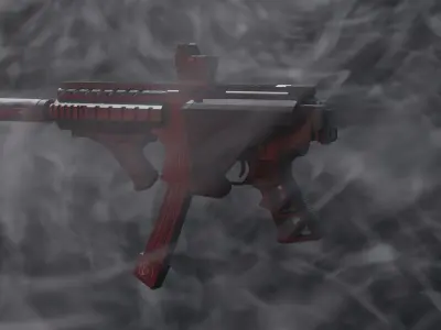 SIG MPX Low-poly 3D model