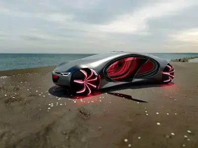 MERCEDES NEW CONCEPT Free 3D model