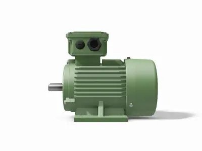80 B3 Top IEC electric motor - 3D CAD model 3D model