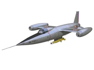 SNCASO SO9000 Trident 3D model