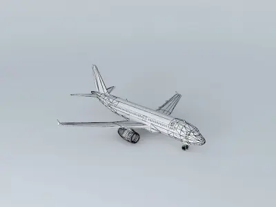 a320 airplane Free 3D model