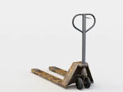 Pallet jack Low-poly 3D model buy